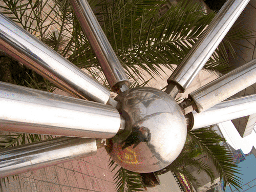 浦东不锈钢螺栓球网架